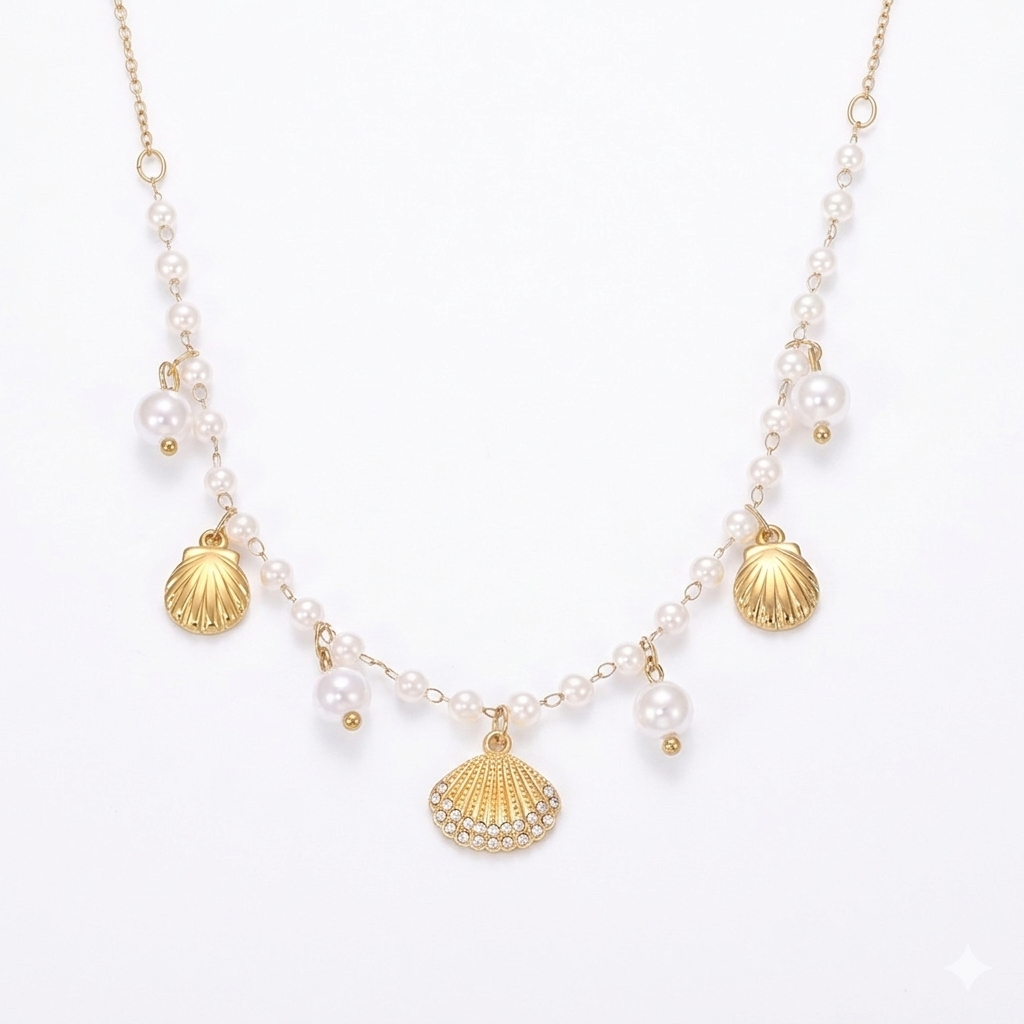 18K Gold Plated PVD Stainless Steel Necklace | Waterproof & Tarnish-Free | Daily Essentials Jewelry